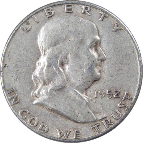 1952 franklin silver half - 1952,